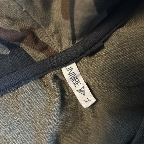 Univibe Military Army Camo Women’s Size XL Green & Black Zip Up Jacket Blazer - Picture 13 of 14